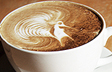 Peacock Latte